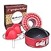 Nonstick 2-in-1 springform 7-inch cheesecake quick-release pan set: two interchangeable bottoms egg rack for Instant Pot accessories & 2 mini Silicone Mitts - fits 5 6 8 Qt by CooKares