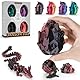 Ptyism 4 STK 3D Gedrucktes Drachenei Mit Drache（21CM-Drache/8.5CM-Ei） 3D-Gedrucktes Ei丨Dragon Egg,Drachen Ei für Kinder Erwachsene Heim Büro Schreibtischspielzeug