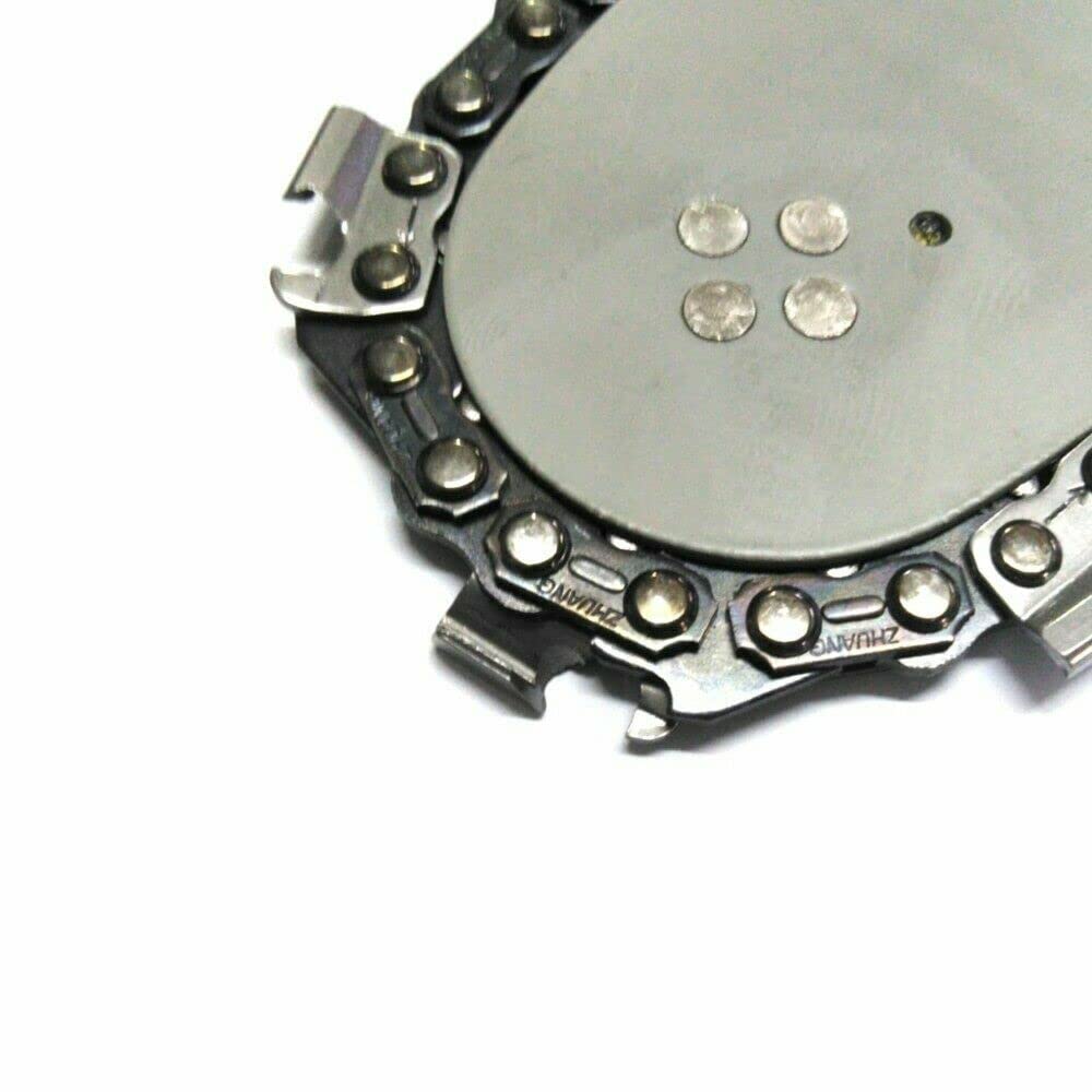 Lama e Barra Per Motosega da 50 cm 20" Pollici 76 Maglie Ricambio più Catena e Seconda Catena in Omaggio Per Motoseghe Scoppio 45 CC 52 CC Set Ricambio Motosega Barra Guida