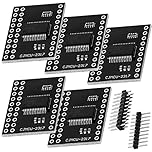 AZDelivery MCP23017 16-bit Bidirectional I/O Port Expander I2C IIC Serial Interface Module 2.7V - 5.5V SPI MCP23S17 compatible with Arduino Including E-Book! (Pack of 5)