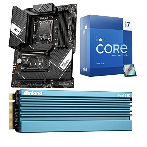 Micro Center Core I7-13700K Desktop Processor 16 (8P+8E) Cores Up To 5.4 Ghz Bundle With Msi Pro Z790-A Wifi Ddr5 Lga 1700 Motherboard And Inland 2Tb Gen4X4 M.2 Ssd With Heatsink #TOP29