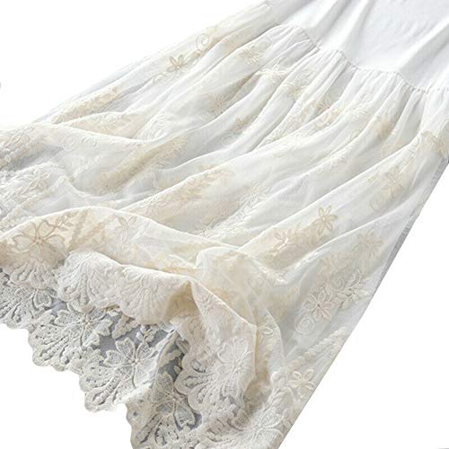 Women Casual Floral Lace Trim Extender Camisole Dress Slip Spaghetti Tank Top for Summer3