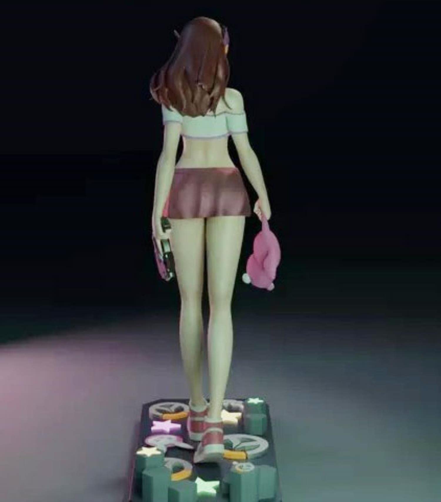 ZHANGJING 1/24 75mm 1/18 100mm Kit Modello in Resina DVA Ragazza Figura Smontato Non Verniciato RA-173