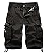 AOYOG Men's Solid Multi-Pocket Cargo Shorts Casual Slim Fit Cotton
