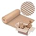Produktbild V1 Trade Verpackungspapier Rolle 30cm x 25m - Braunes Wabenpapier - Kraftpapier Rolle - Öko Packpapier - Wellpappe 70g/m2 - Verpackungsmaterial Papier - Füllmaterial Verpackung - Polsterpapier