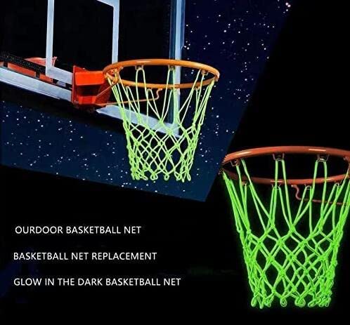 Extra Large Basketball Hoop For Youth With Luminous Basketball Net Indoor 23”X 16” Pre-Assembled Portable Over The Door With Flex Rim, Includes One Deflated Basketball With Pump, For Indoor #TOP6