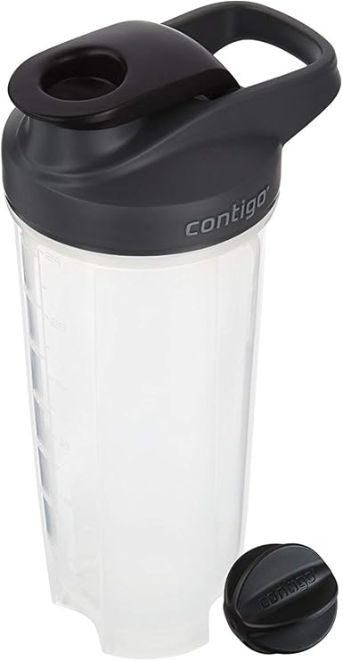 Contigo - 70290 Contigo Shake & Go Fit Snap Lid Shaker Bottle, 28 oz, Black
