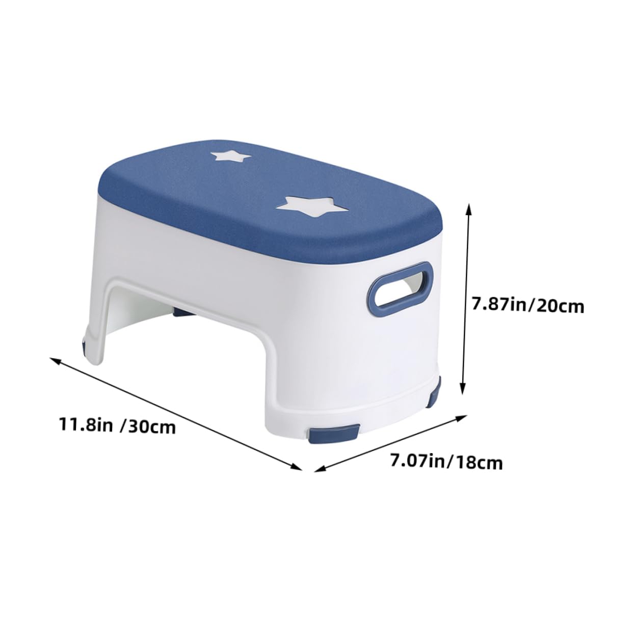Abaodam Anti-Slip Small Footstool for Adults Step Stool Potty Stool Comfortable Ergonomic Design