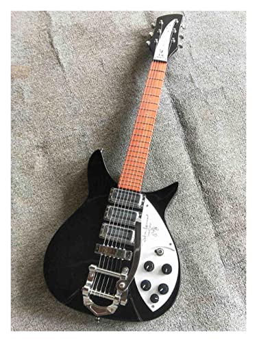 AMINIY Guitare électrique Paletwood Touche Jazz avec Pick-up Acoustique Steel String Guitare électrique en Noir (Color… - Les Beatles, Paul McCartney, John Lennon, RIngo Starr, George Harrison AMINIY Guitare électrique Paletwood Touche Jazz avec Pick-up Acoustique Steel String Guitare électrique en Noir (Color… – Image 4