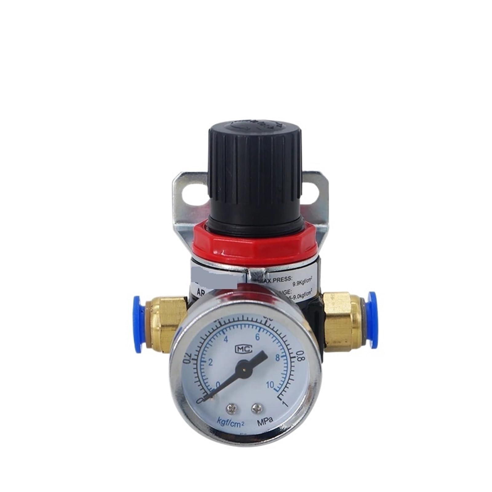 AR2000 G1/4 mini regulator ciśnienia powietrza regulowany pneumatyczny reduktor ciśnienia z manometrem do sprężarki AR1500 BR3000 BR4000 10bar (BR2000)