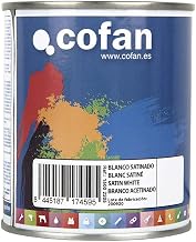 Cofan Esmalte Sintético | Color Blanco Satinado | Envase de 125 ml, 375 ml, 750 ml o 4 L