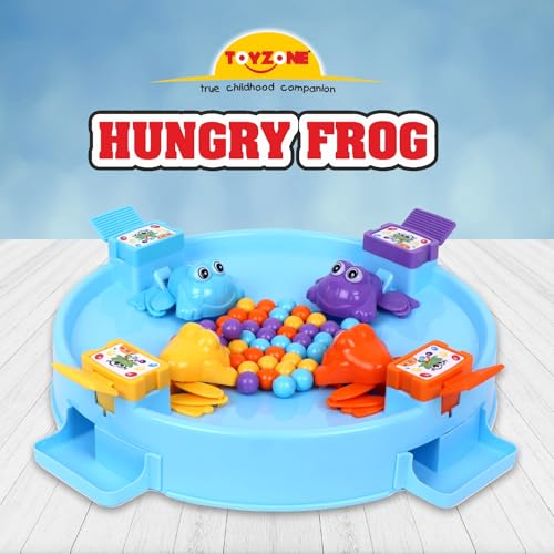 Image of Toyzone Frog Eat Beans Game-4 Players | Eat The Beans | Hungry Frog for Kids | Multiplayer