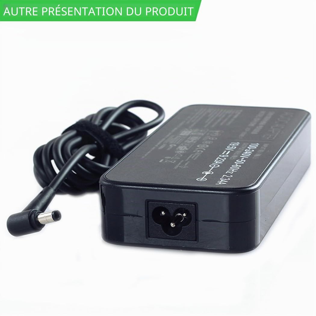 XITAIAN 19.5V 9.23A 180W ADP-180MB F ADP-180HB D FA180PM111 ADP-150VB B Chargeur Adaptateur Remplacement pour ASUS Laptops ROG G750-JS ROG G750JM (5.5x2.5mm)
