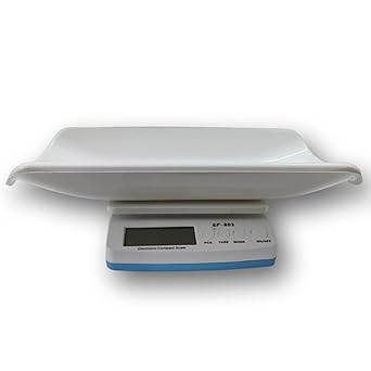 Mowell Digital Baby Weighing Scale (SF-803, Upto 30 Kg Tray, With Accuracy 1g) with Adaptor