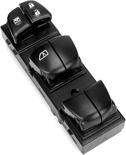 Power Window Switch Car Left Front Master Control Switch Replacement 25401-4BA5A Fit for Nissan Rogue 2014-2017