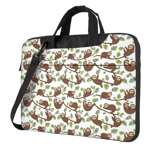 Sac à bandoulière pour ordinateur portable marron, sacoche business élégante