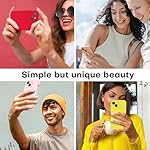 LOVE 3000 Designed for iPhone 14 Case, Premium Silicone with [Soft Anti-Scratch Microfiber Lining] Shockproof Protective Phone Case for Men Women Girls 6.1", Chalk Pink - Image 2