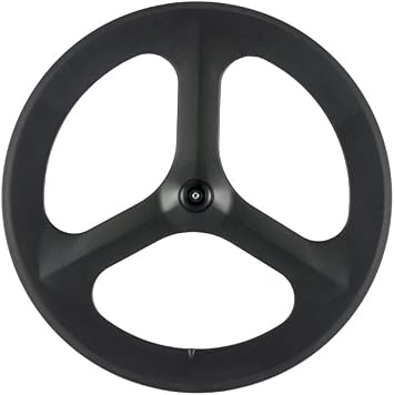 Sunrise Bike Full Carbon 70mm Tri-Spoke Wheel for Road Bike only Front Wheel Clincher