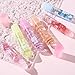 DENESTUP 6pcs Roll On Lip Gloss Set, Fruit Flavored Lip Gloss Set Glossy Lip Make-up for Women Non Toxic, Party Gift, Best Friends
