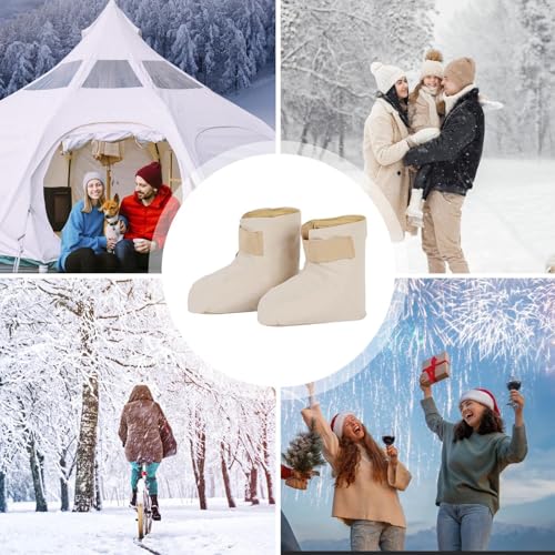 Botines calefactables de invierno con regulador térmico de 9 niveles 4