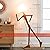 HROOME Cute Cool Floor Lamp for Living Room Bedroom Office Farmhouse - Corner Decorative Standing Reading Light Wood Swing Arm Design Gift for Kids/Boys/Girls Room, Dorm - Bulb Included (Walnut-M)