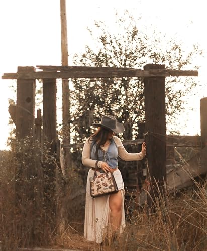 Bolso Tote Wrangler con estampado vaquero y correa cruzada miniatura 2