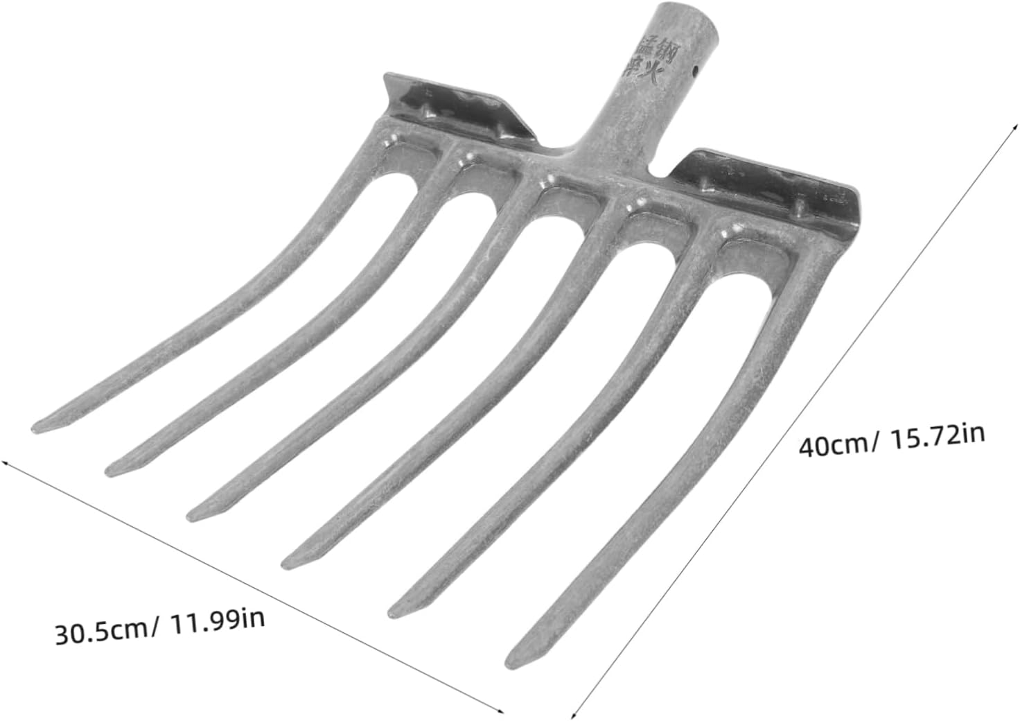 Tooth Pitch Fork Replacement Head for Garden Digging Fork Easy Attachment