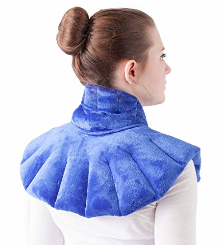 Wind & Weather, Soothing Herbal Aromatherapy Neck, Shoulder and Back Wrap, Heating Pad and Cold Therapy, Designed for Muscle Pain and Tension Relief, Hot or Cold Therapy, Made in USA, 13 H x 23 W