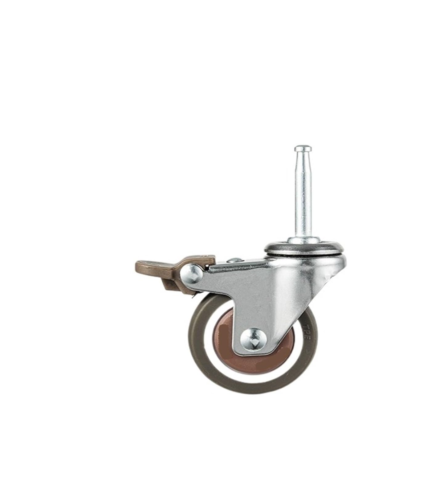 Mxxdmopd No.4-4 Pcs 4 Pieces/Lot 1.5 Inch Furniture Accessories Rod Wheel Silent Swivel Caster Pulley Roller(No.4-4 Pcs)