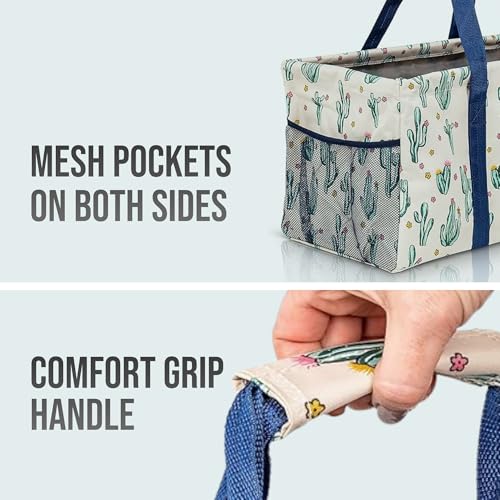Image of Extra Large Utility Tote Bag - Oversized Collapsible Pool Beach Canvas Basket