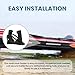 XwaYexa 6 Pack Boat Hook Holder Replacement, Rubber Quick-Release Marine Clips, Fits Oars, Push Anchor Poles, Gaffs & Tools (3/4