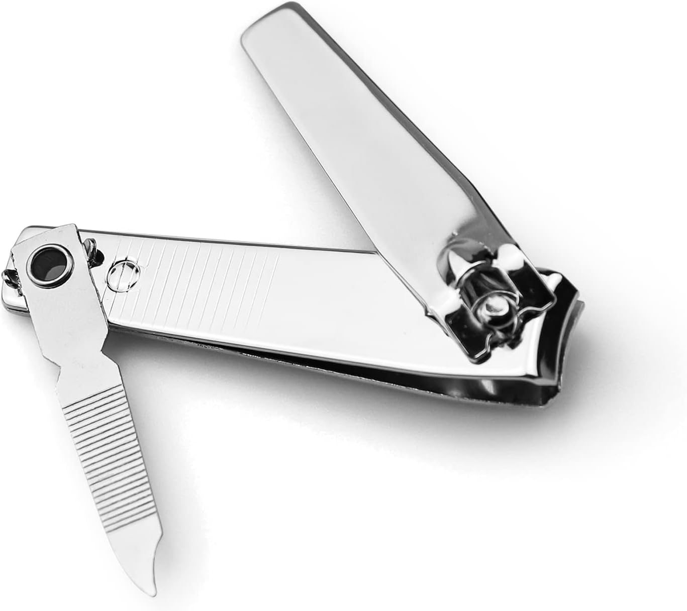 Thickened Stainless Steel Nail Clippers with Nail File, Bulk 50 PCS, Individually Wrapped for Homeless, Shelter, Air Bnb, Hotel