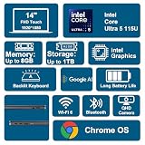 Compare technical specifications of Acer Chromebook Plus Spin 714 2-in-1