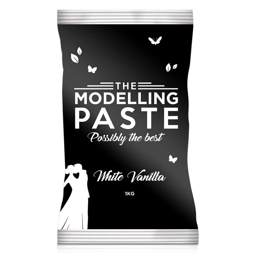 THE SUGAR PASTE Modeling Paste White: optimal for Modeling Figures, Doesn’t Tear or Break - 1 kg
