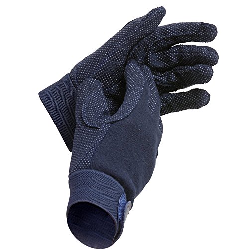 Childs Newbury Riding Gloves - Large - Navy