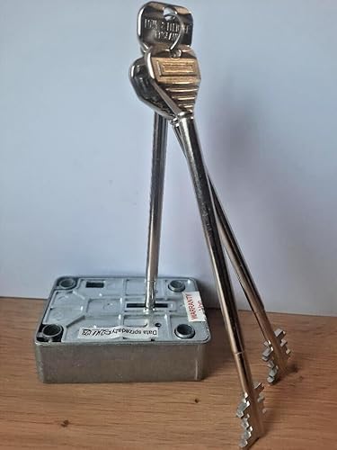 Miniatura 3 de Lowe & Fletcher - Cerradura de seguridad de 11 palancas 3010 VDS Class2 / con 3 llaves de 6.693 in