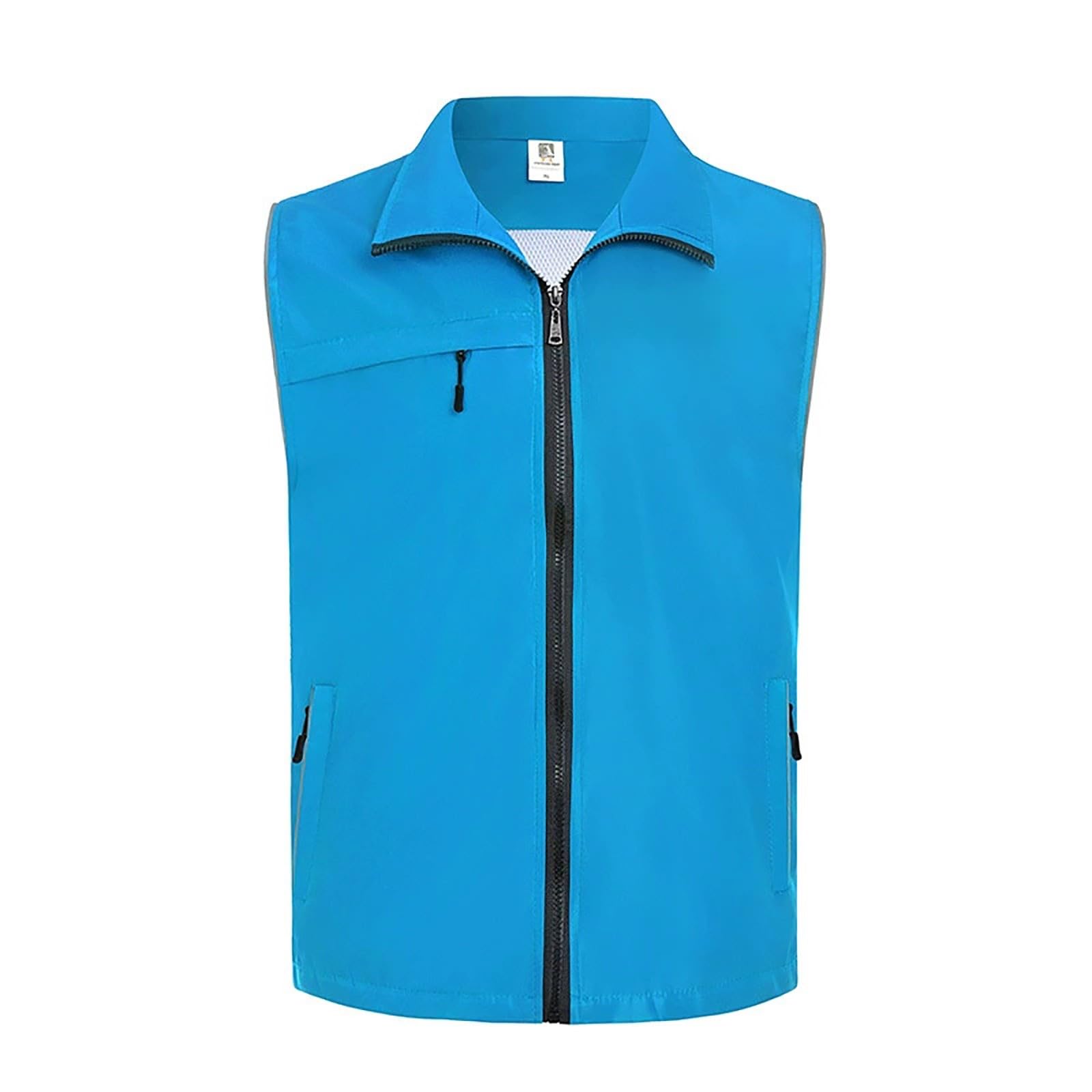 Fahrradweste Herren Softshell Radweste Wasserdichte Winddichte Laufweste Atmungsaktive Vest Leichte Softshell Weste für Männer Gilet Ärmellose Jacke für Radfahren Laufen Wandern Golf Arbeit