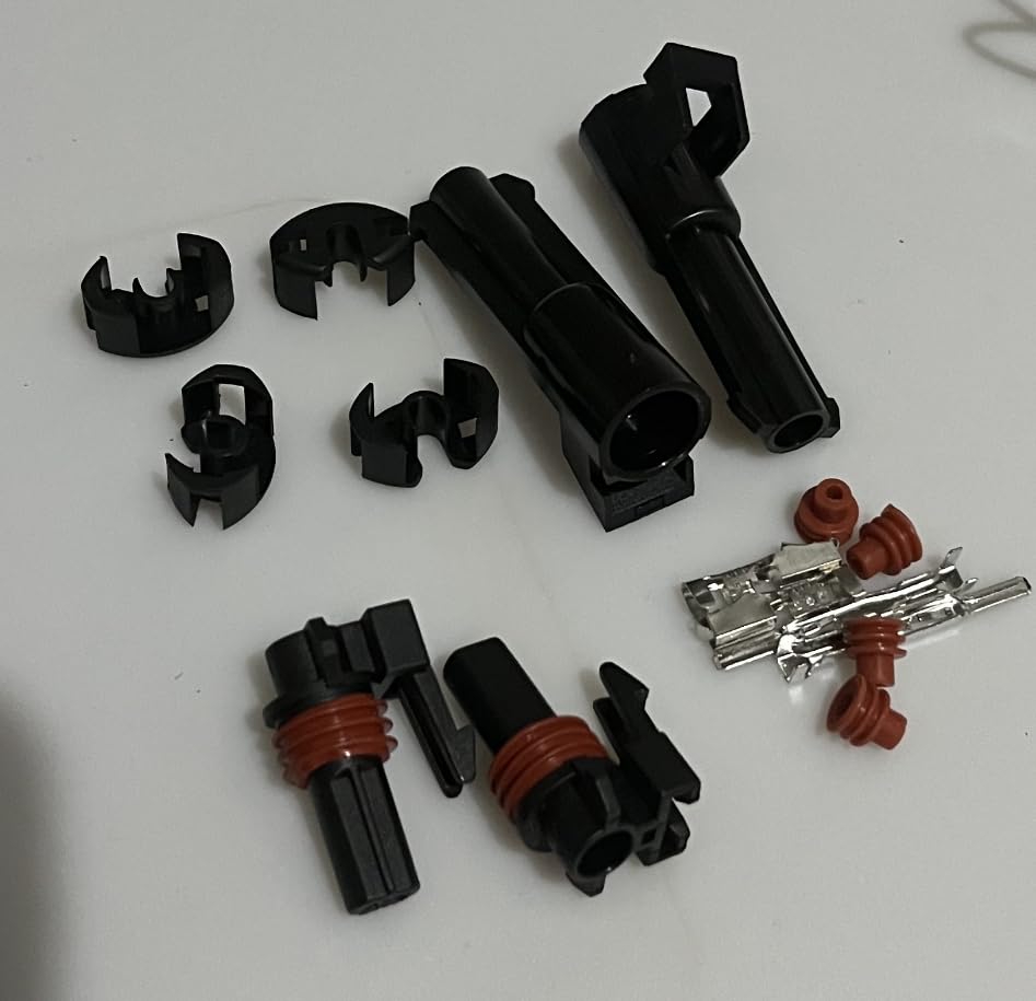 GYUPTRK Spreader Side Wire Harness Connector Kit Fit for Buyers SaltDogg Spreader TGS Tailgate Replace 3020301, Male and Female Kit