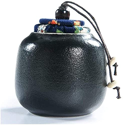 火葬壷記念壷人間の灰のためのミニ壷ミニ埋葬火葬壷成人またはペットのための灰壷家庭での記念埋葬セラミックストロングシール6.46.8cm葬儀容器（色：＃10）、色：＃