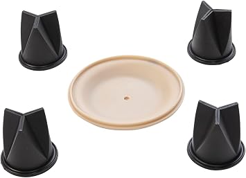 Whale Gulper Toilet Pump Service Kit, Black/White, AK1557