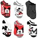 Mickey Mouse 6 pack Socks (6-8 Boys (Shoe: 10.5-4), Classic Mickey White/Red)