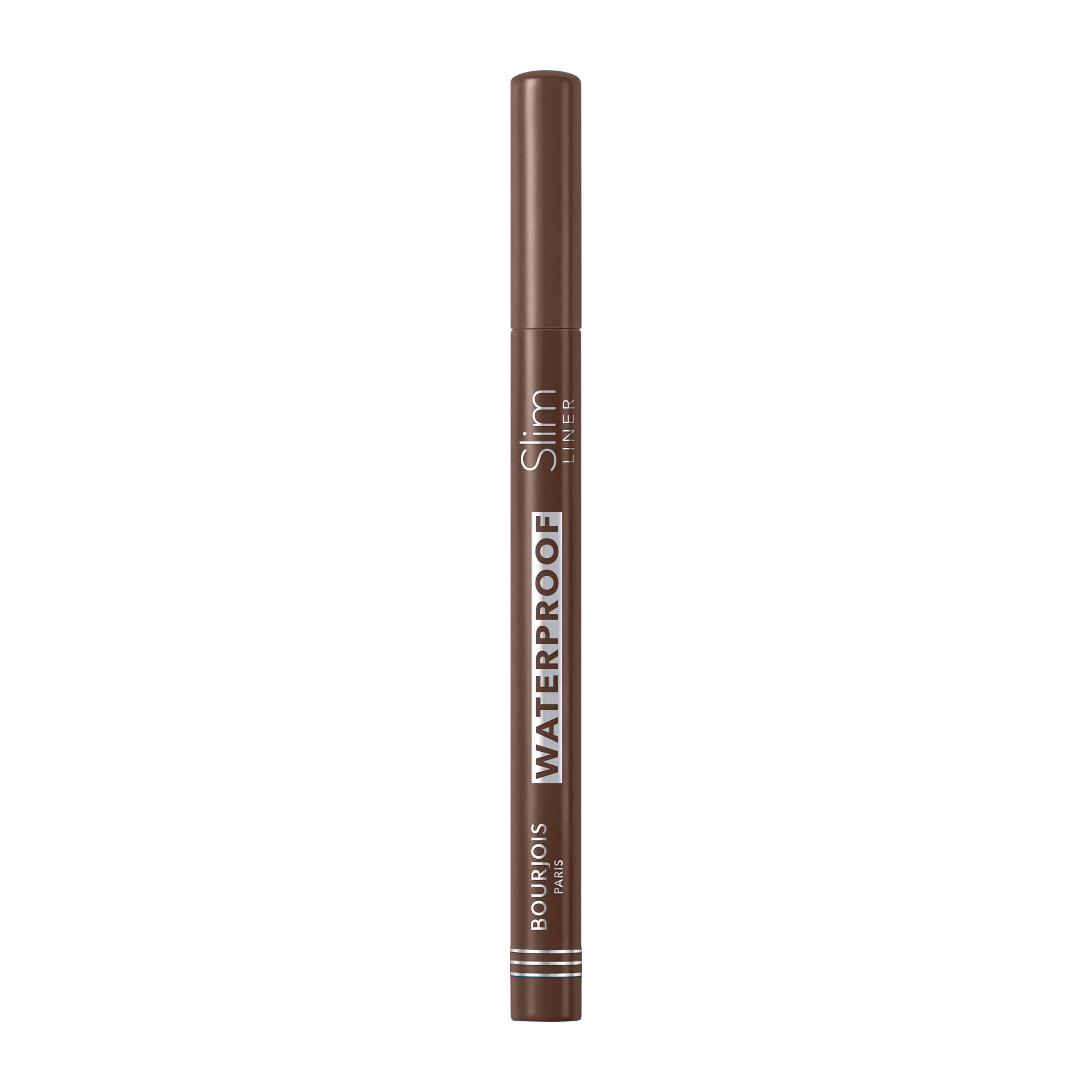 Bourjois Liner Slim Waterproof Eyeliner, Highly Pigmented, Smudge-free, Quick Drying, 1 ml, Spicy Brown IV