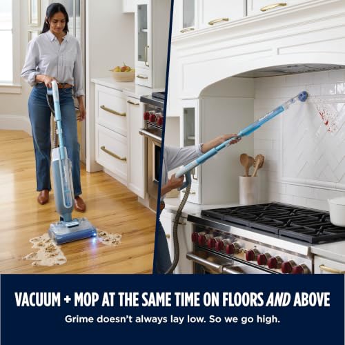 Shark AquaReach Cordless Vacuum + Mop with Extendable Wand, Blue, WD551 - image 3