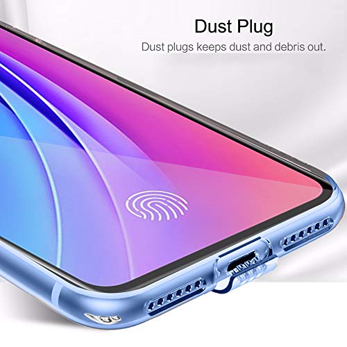Image of TheGiftKart Camera Protection Back Cover Case for Vivo V15 Pro (Inbuilt Dust Plugs & Anti-Slip Grip | TPU, Silicone | Transparent)