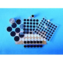 Carbon Adhesive Tabs, 12 mm Dia, 100/PK