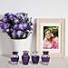 Keepsake Urns - Mini Urns for Human Ashes Set of 4 with Premium Box - Handcrafted Urns for Human Ashes (Purple, Set of 4)