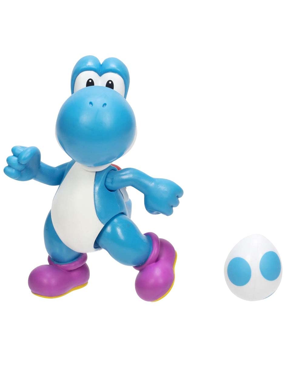 Super Mario 4" Yoshi Figure with Accessories, Multicoloured, 4 inches - Image 2