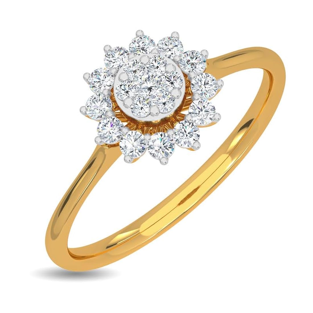 KISNA 14k / 18k असली गोल्ड और डायमंड रिंग | दिवाली, राखी रक्षाबंधन गिफ्ट  बहन/भाभी/महिलाओं के लिए | प्रामाणिकता और बीआईएस-हॉलमार्क वाली गोल्ड ...