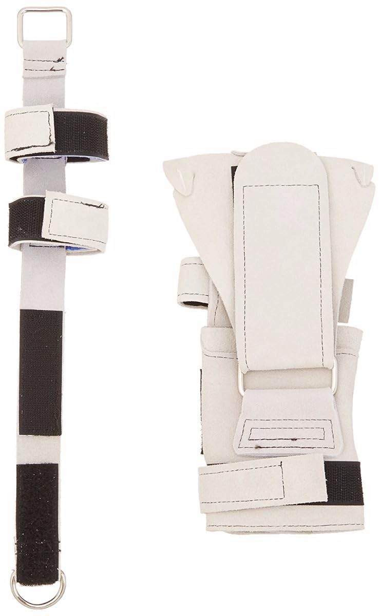 Sammons Preston Grasping Cuff With Wrist Support, Best Support for Good Grip Around a Racket, Paddle, Bat, Comfortable Suede Cuff for Limited Hand Function or Weak Grip, Fits Right or Left Hand