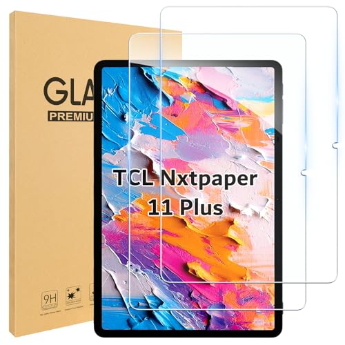 Protector de pantalla templado 9H para TCL NXTPAPER 11 Plus pack 2